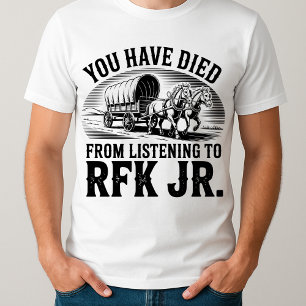 Grappig dat je bent overleden door het luisteren n t-shirt