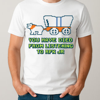 Grappig dat je bent overleden door het luisteren n t-shirt