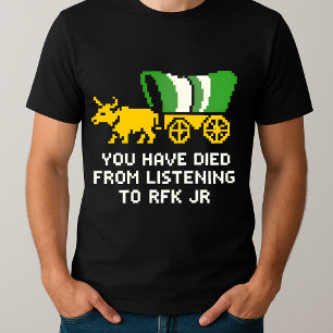 Grappig dat je bent overleden door het luisteren n t-shirt