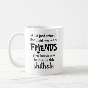 Grappig dat je cadeautjes achterlaat voor co-arbei koffiemok