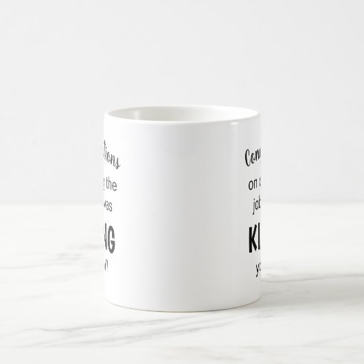 Grappig dat je cadeautjes achterlaat voor Mok van  (Center)