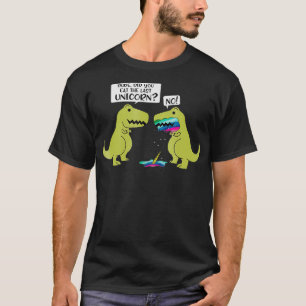 Grappig dat je de laatste Unicorn Dinosaur eet T-shirt