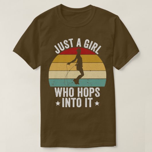 Grappig dat je de Rope Jumping Rope net een meisje T-shirt (Design voorkant)