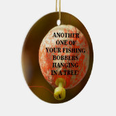 Grappig dat je Gevist klossen in een boom hangt Keramisch Ornament (Rechts)