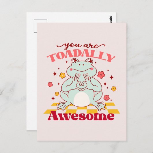 Grappig dat je Geweldige bent Briefkaart (Voorkant / Achterkant)