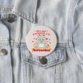 Grappig dat je Geweldige bent Ronde Button 7,6 Cm (In situ)