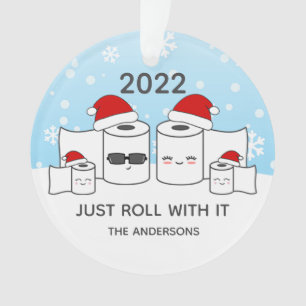 Grappig dat je gewoon met het toiletpapier van 4 ornament