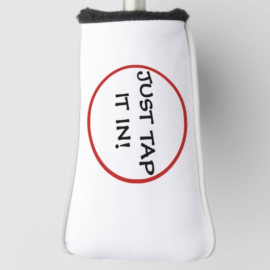 Grappig dat je het gewoon binnenhaalt golfheadcover (Draai 90)