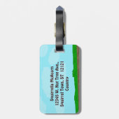 Grappig dat je me drijft. bagagelabel (Achterkant verticaal)