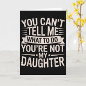 Grappig dat je me niet kunt vertellen wat ik moet kaart (Gele Bloem)