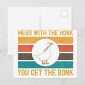 Grappig dat je met de honk de bal krijgt. briefkaart (Voorkant / Achterkant)