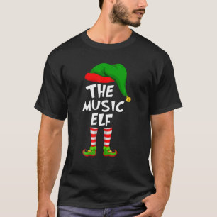 Grappig dat je met kerstmis kunt meegaan, de muzie t-shirt