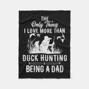 Grappig dat je met pap Dog Gift voor duck Hunt jaa Fleece Deken