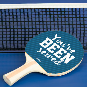 Grappig dat je Monogram hebt geserveerd Tafeltennisbatje