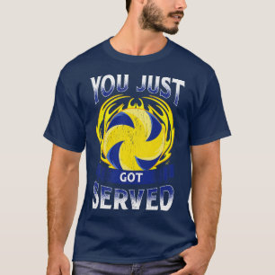Grappig dat je net volleybal serveer pret t-shirt