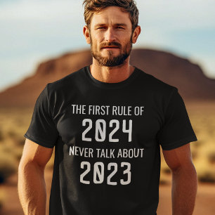 Grappig dat je nooit praat over 2020-regel 2021 t-shirt