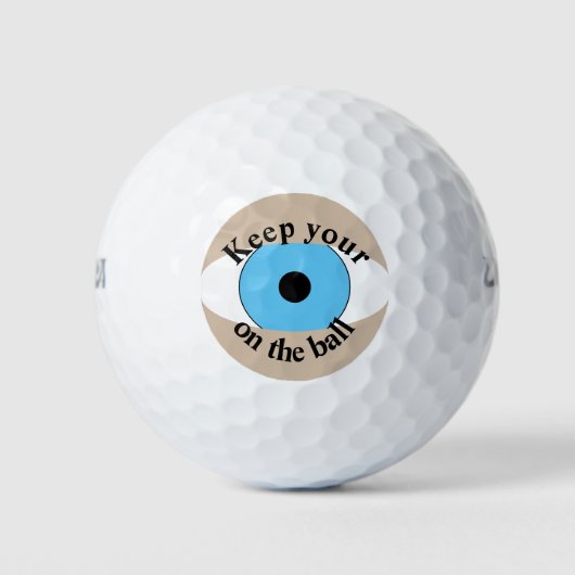 Grappig dat je oog op het Afbeelding blijft staan. Golfballen (Voorkant)