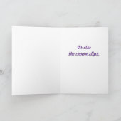 Grappig dat je prinses opvoedt kaart (Binnen)