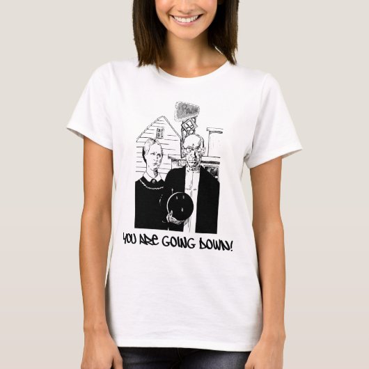 Grappig dat je weggaat. t-shirt (Voorkant)