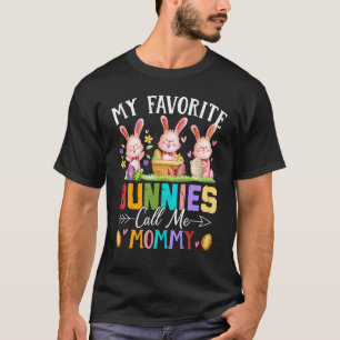 Grappig dat mijn favoriete Bunnies me mama familie T-shirt