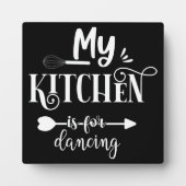 Grappig dat mijn keuken danst fotoplaat (Voorkant)
