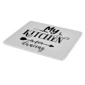 Grappig dat mijn keuken danst snijplank (Hoek)