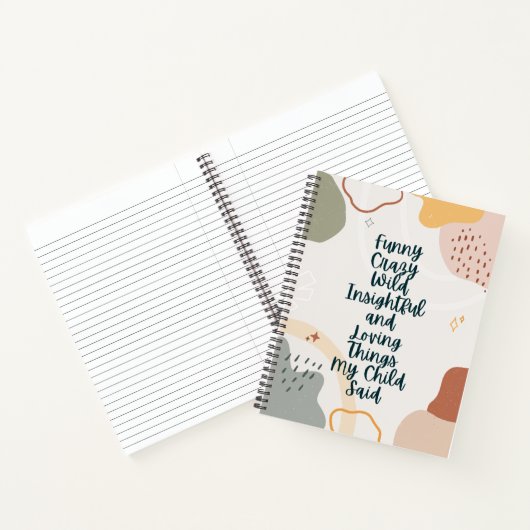 Grappig dat mijn Kind het liefste Notitieboek heef (Binnen)