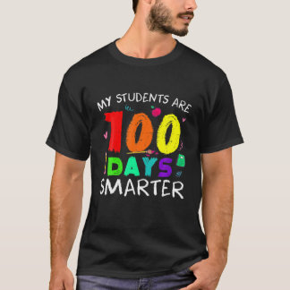 Grappig dat mijn studenten 100 dagen slimmere scho t-shirt