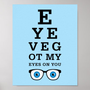 Grappig dat Opticien op je let Poster