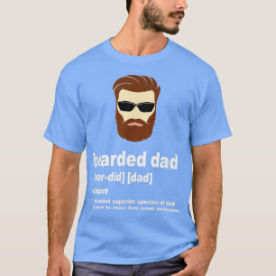 Grappig dat pap pap pakte met bruine haar of donke t-shirt