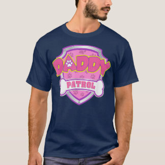 Grappig dat papa Patrol Dog mam pap voor mannen T-shirt