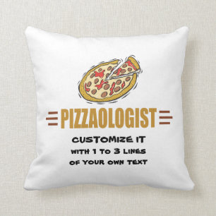 Grappig dat Pizza het personaliseert! Love Eat Piz Kussen