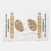 Grappig dat Pizza het personaliseert! Love Eat Piz Theedoek (Horizontaal)