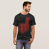 Grappig dat Trump danst code rood en wit T-shirt (Voorkant volledig)
