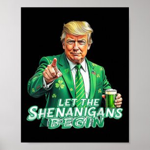 Grappig dat Trump de Shenanigans laat beginnen met Poster