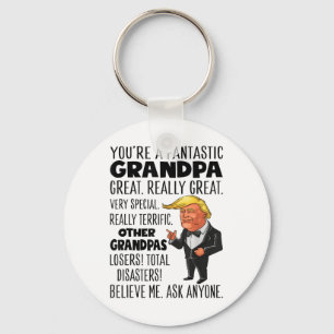 Grappig dat Trump je een fantastische opa geweldig Sleutelhanger