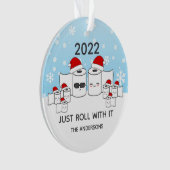 Grappig dat u gewoon doorrolt met de 'Toilet Paper Ornament (voorkant)