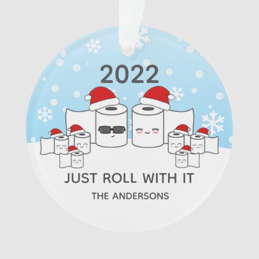 Grappig dat u gewoon doorrolt met de 'Toilet Paper Ornament (voorkant)