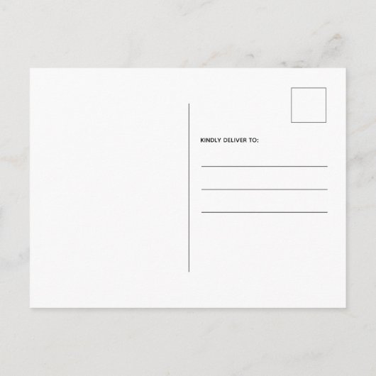 Grappig dat we een nieuw adres hebben verplaatst P Aankondigingskaart (Achterkant)