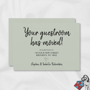 Grappig dat we groene zwarte bewegende aankondigin aankondiging