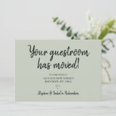 Grappig dat we groene zwarte bewegende aankondigin aankondiging (Staand voorkant)