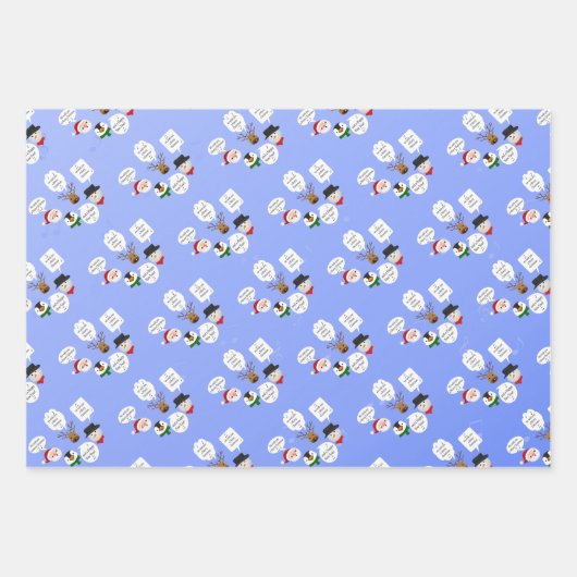 Grappig dat we je een prettig kerstfeest wensen inpakpapier vel (Voorkant)