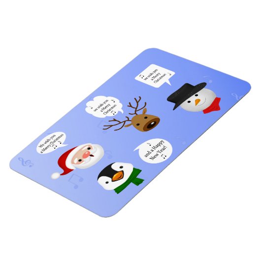 Grappig dat we je een prettig kerstfeest wensen magneet (Linkerzijde)