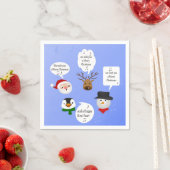 Grappig dat we je een prettig kerstfeest wensen servetten (Insitu)