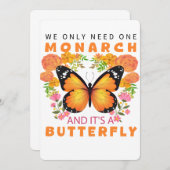 Grappig dat we maar één monarch nodig hebben en he kaart (Voorkant / Achterkant)