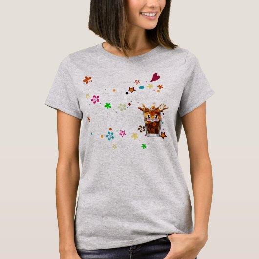 Grappig dat we niet praten zonder Brew No Coffee T-shirt (Voorkant)