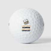 Grappig dat whisky verdwijnt golfballen (Voorkant)