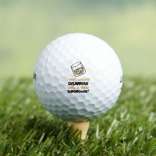 Grappig dat whisky verdwijnt golfballen (Insitu Shirt)