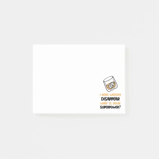 Grappig dat whisky verdwijnt post-it® notes (Voorkant)