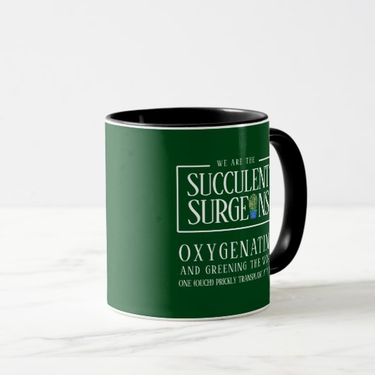 Grappig dat wij de Succulente Surgeons zijn Mok (Voorkant rechts)